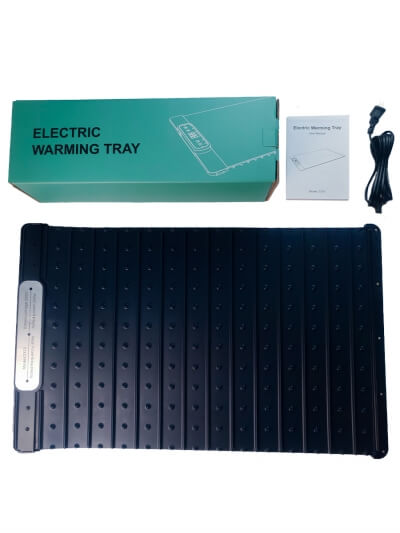 Электрический коврик для подогрева еды 60 см, матово-черный-1