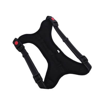 Фото: Шлейка для собак Bruno со светоотражающими элементами, L черный-4 Шлейка для собак Bruno со светоотражающими элементами, L черный-4