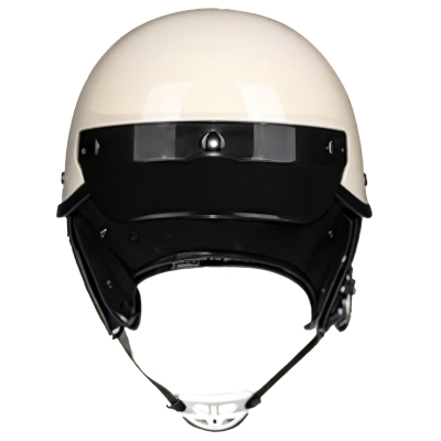 Фото: Мотошлем Vizo с визором от солнца, белый-2 Мотошлем Vizo с визором от солнца, белый-2