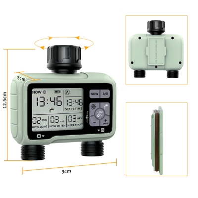 Фото: Двухканальный цифровой программируемый таймер полива EcoPulse-5 Двухканальный цифровой программируемый таймер полива EcoPulse-5
